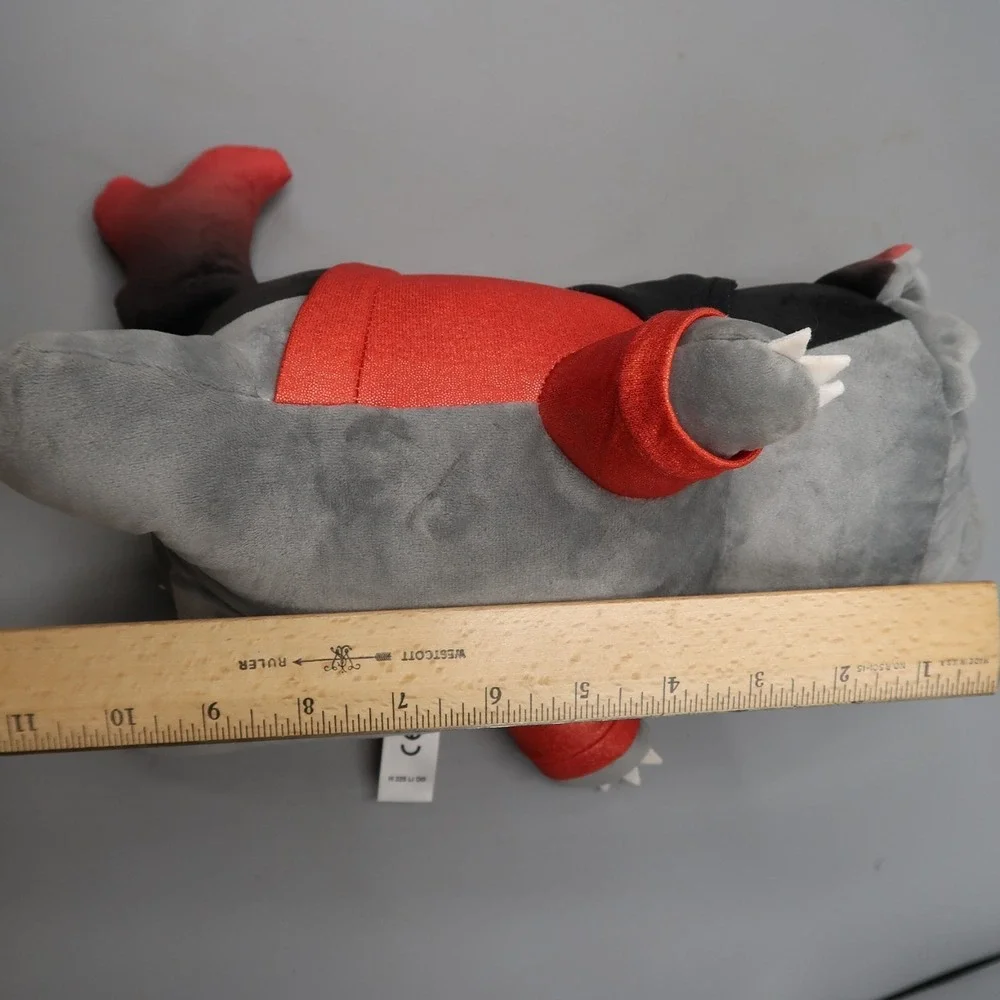 Aphmau Wolf Cat  AARON Plush Stuffed Toy 2024 Meemeows 12 Inch w/Red Hoodie